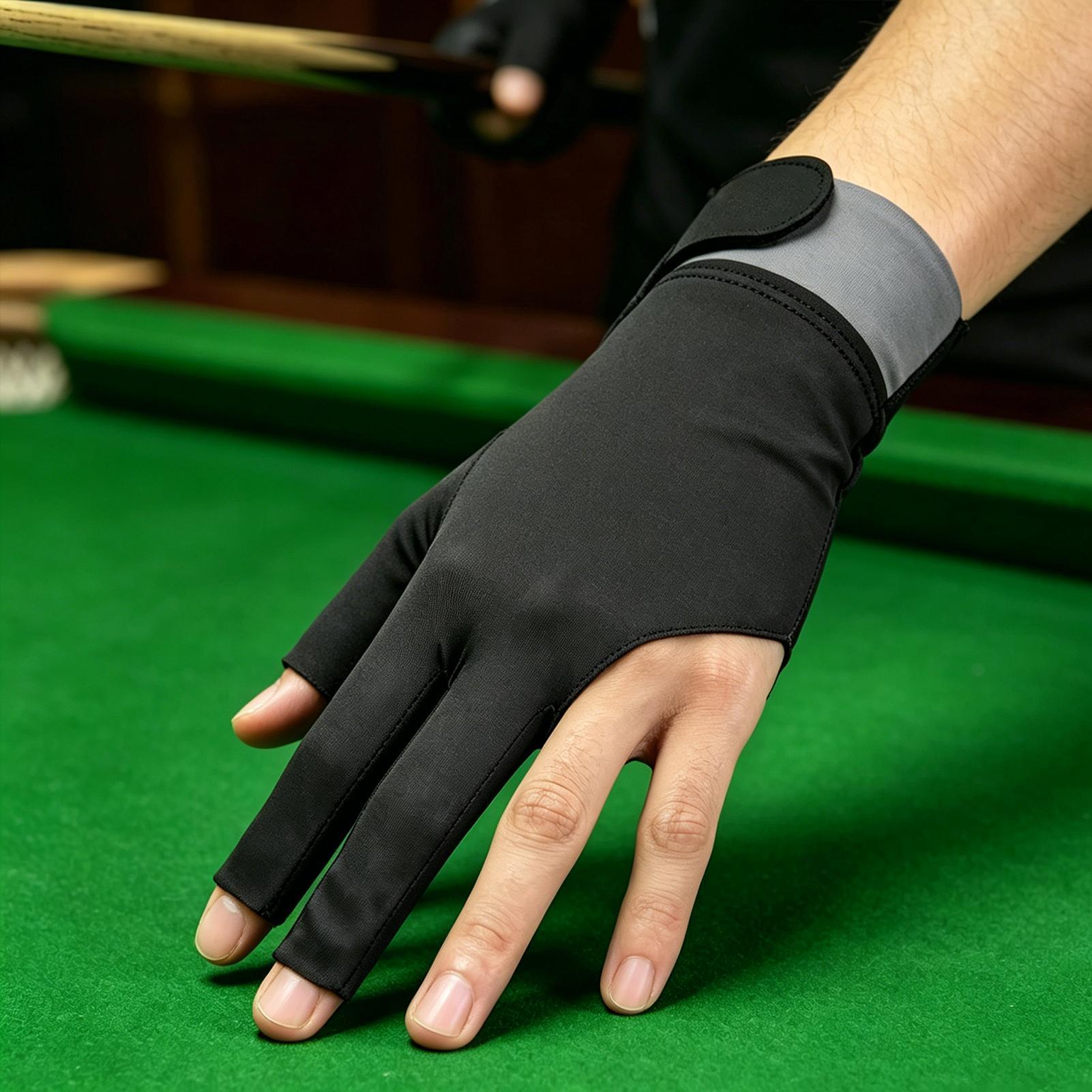 Men Accessories For Hand - 풀 글러브 왼손 통기성 3손가락 당구