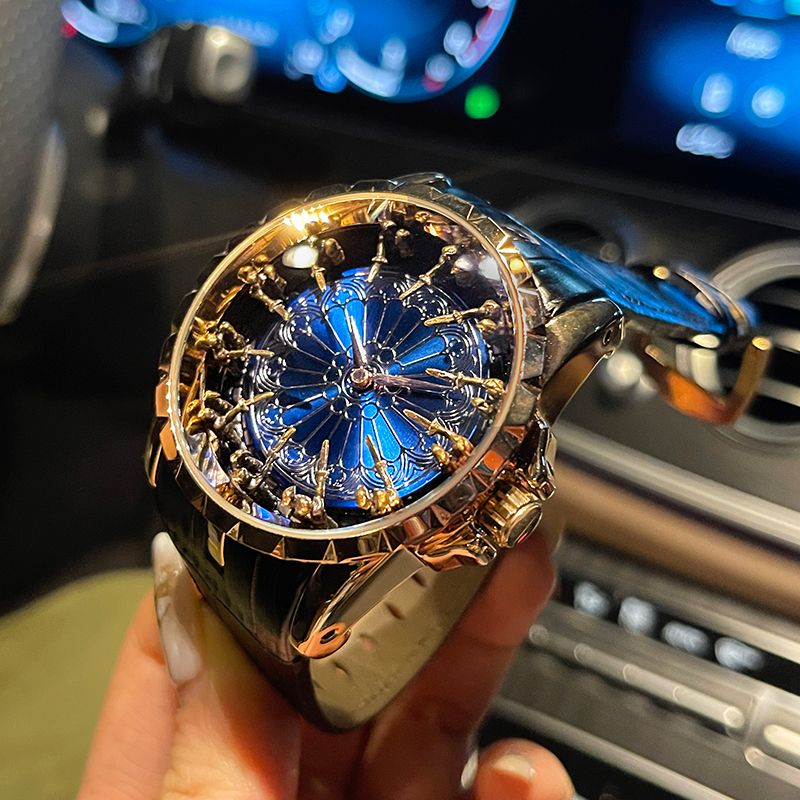 Men'S Accessories Luxury Brands - 고급스럽고 우아한 남성용 시계, 원탁 12인