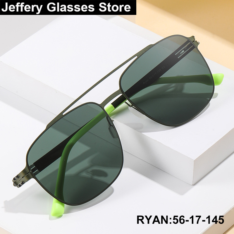 Sunglasses Polarized Men - 독일 브랜드 디자인 남성용 더블 빔