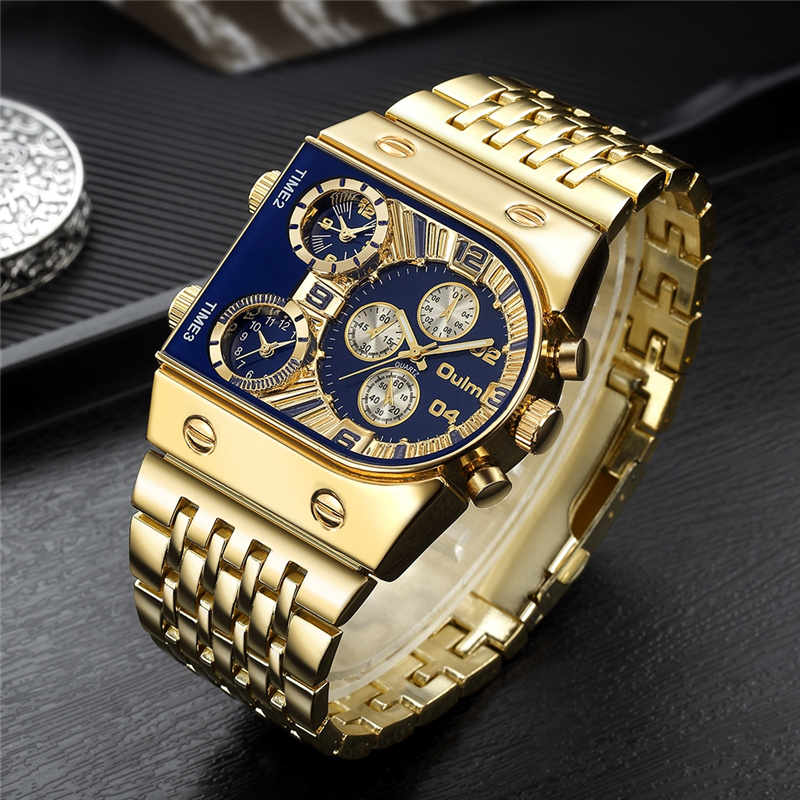 Men'S Accessories Luxury Brands - 2024 새로운 Oulm 석영 시계 남자