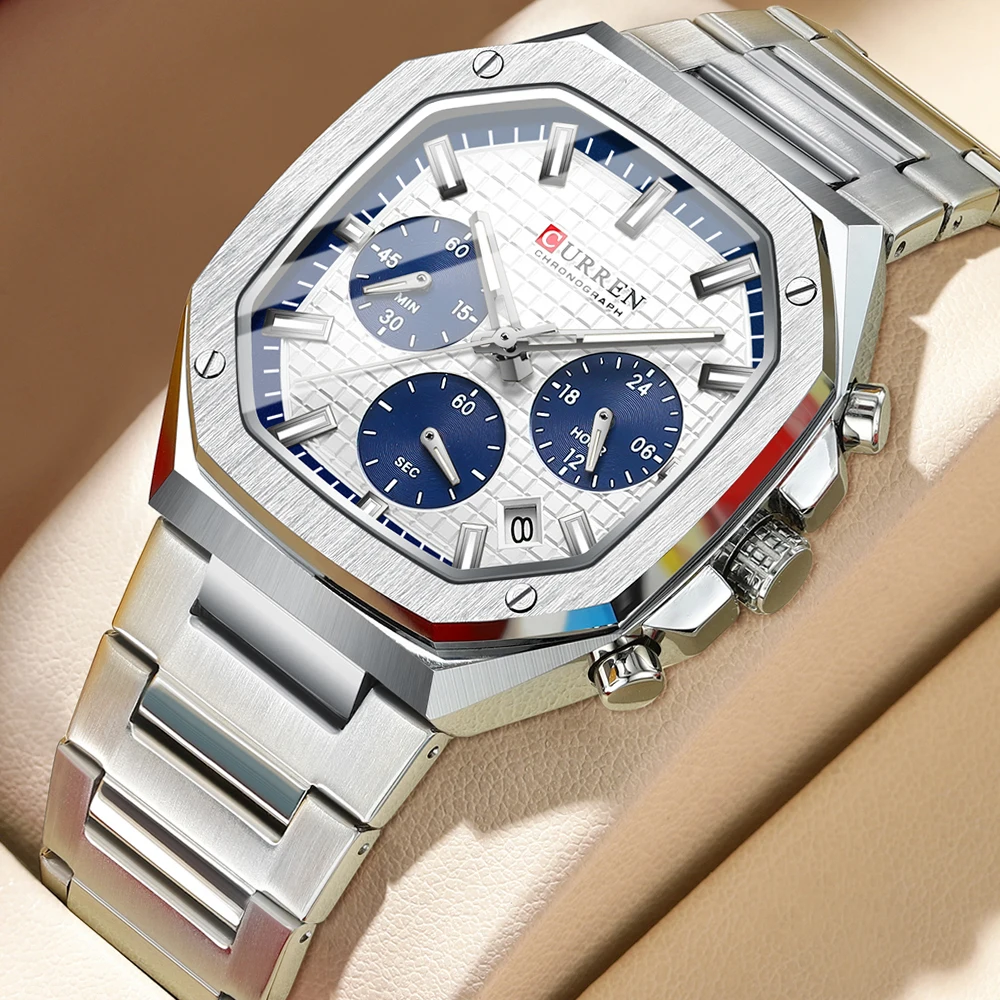 Men'S Accessories Luxury Brands - CURREN 남성용 시계 최고 브랜드 고급