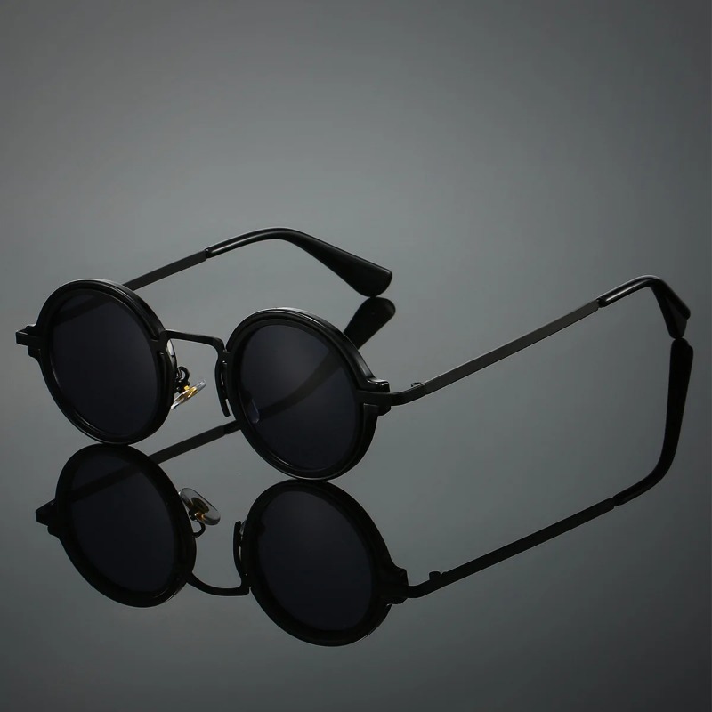 Men'S Accessories Glasses - 남성용 새로운 레트로 금속 라운드 프레임