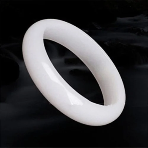 천연 화이트 옥 팔찌, 매력적인 주얼리 패션 액세서리, - Men Accessories For Hand 리뷰 및 가격