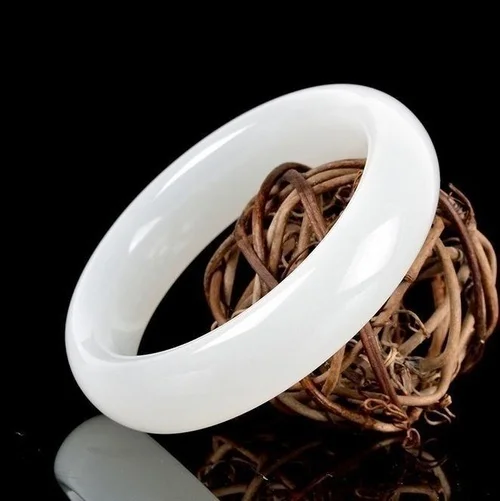 천연 화이트 옥 팔찌, 매력적인 주얼리 패션 액세서리, - Men Accessories For Hand 리뷰 및 가격
