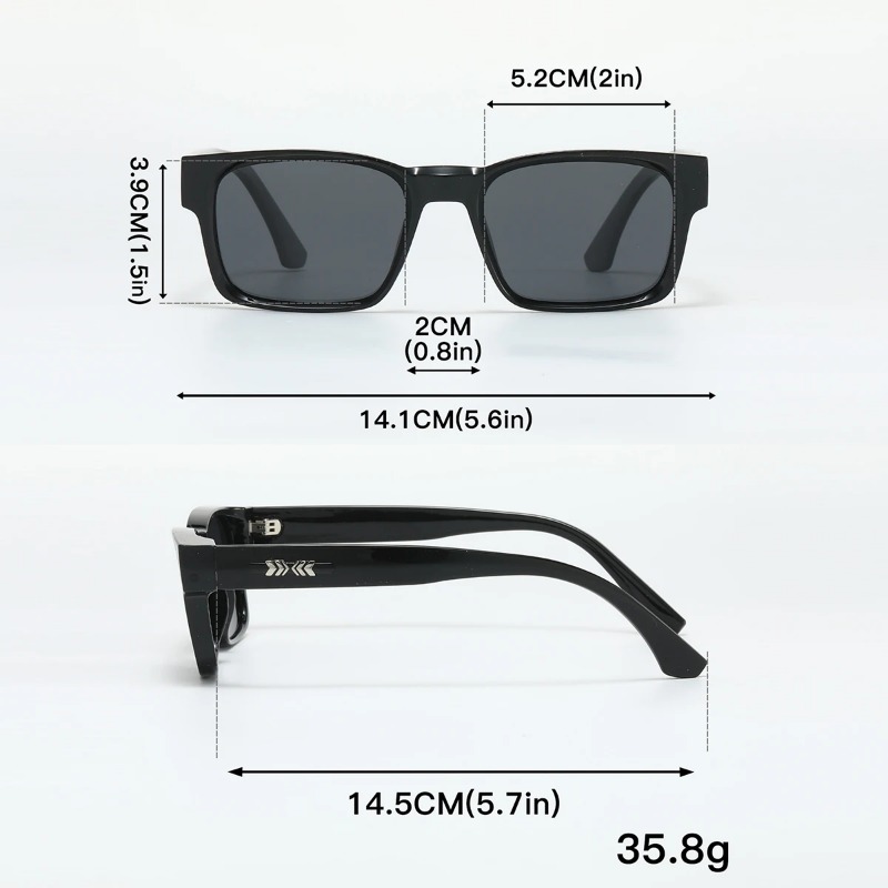 고품질 남성용 사각 편광 선글라스, 메탈 코어 선글라스 - Sunglasses Polarized Men 리뷰 및 가격