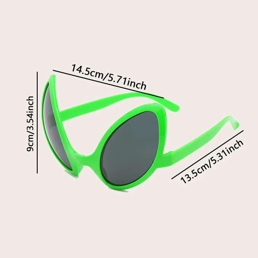녹색 외계인 화성인 기발한 선글라스 2D 광학 안경 성 - Men'S Accessories Glasses 리뷰 및 가격