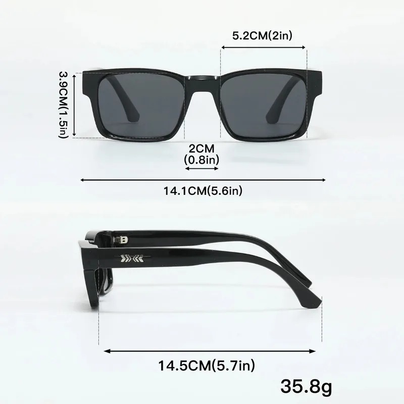 고품질 남성용 사각 편광 선글라스, 메탈 코어 선글라스 - Sunglasses Polarized Men 리뷰 및 가격