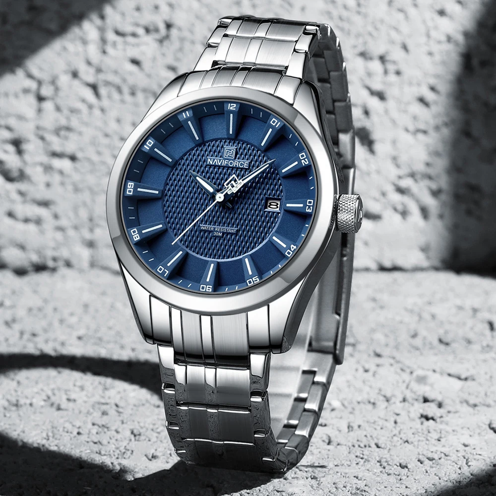 NAVIFORCE 브랜드 비즈니스 럭셔리 남자 시계,  - Men'S Accessories Luxury Brands 리뷰 및 가격