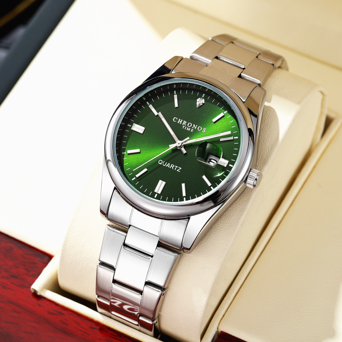 CHRONOS 최고 브랜드 럭셔리 남자 손목 시계 방수 - Men'S Accessories Luxury Brands 리뷰 및 가격