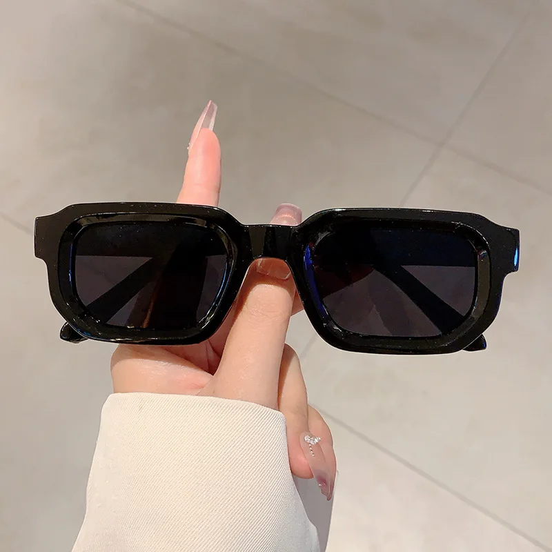 빈티지 직사각형 프레임 선글라스 야외 남성 선글라스 럭 - Men'S Accessories Glasses 리뷰 및 가격