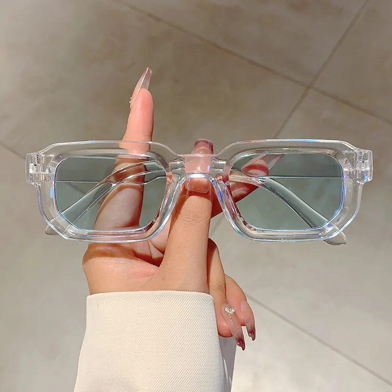 빈티지 직사각형 프레임 선글라스 야외 남성 선글라스 럭 - Men'S Accessories Glasses 리뷰 및 가격