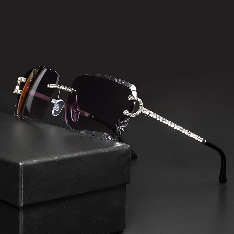 패션 무테 사각형 선글라스 빈티지 다이아몬드 브랜드 디 - Men'S Accessories Glasses 리뷰 및 가격