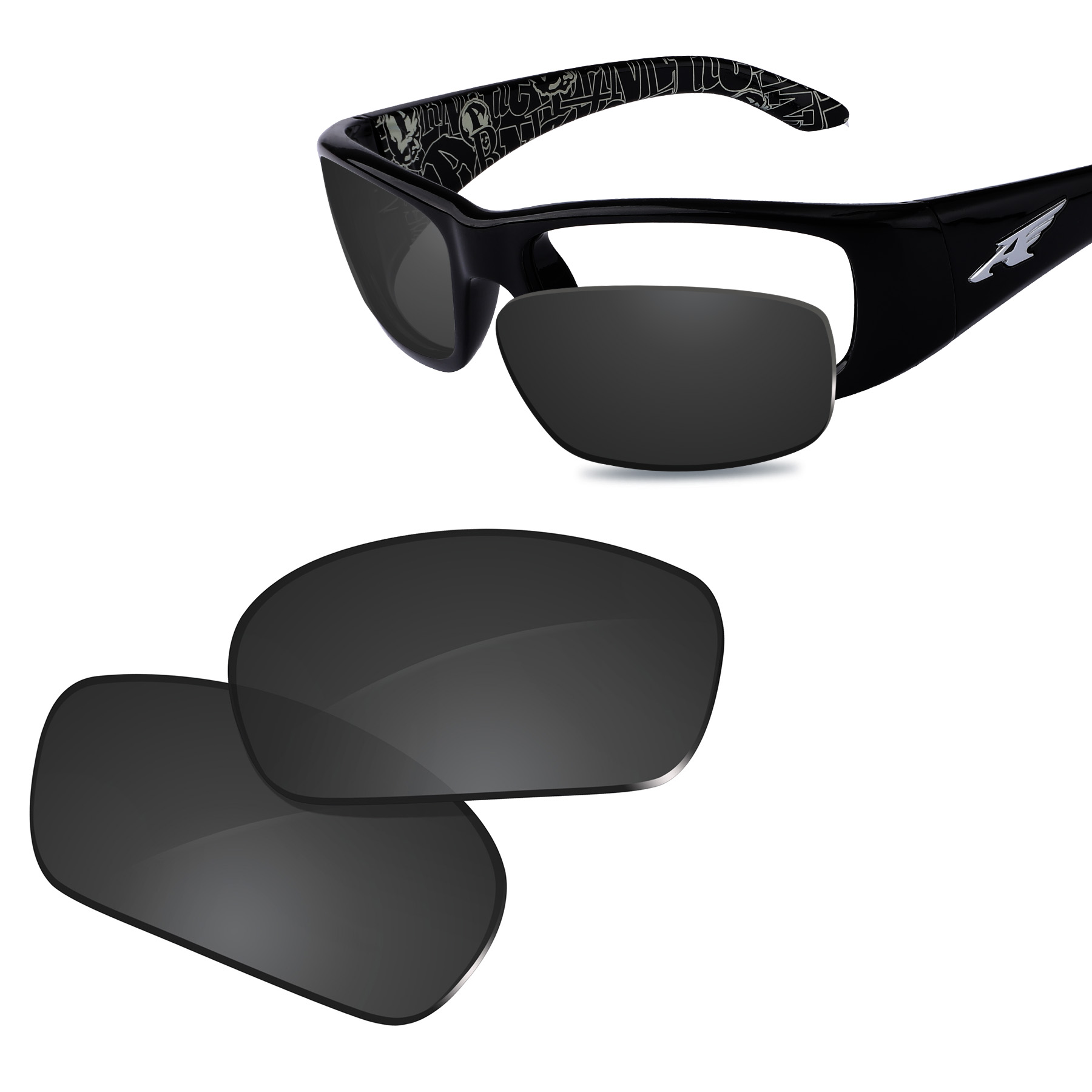 Glintbay 편광 교체 렌즈, Arnette Qui - Men Accessories Drawing 리뷰 및 가격