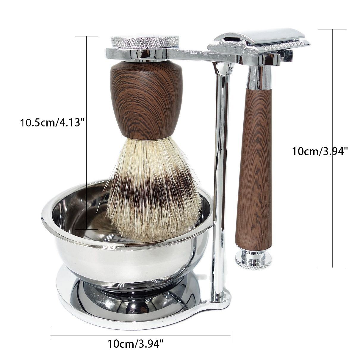 iRAZOR 클래식 4종 남성용 면도 키트, 습식 양날 - Men Accessories Combo Gift 리뷰 및 가격