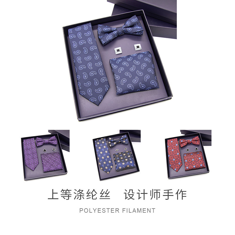 남성용 비즈니스 포멀 이브닝 파티 넥타이 선물, 세트  - Men Accessories Combo Gift 리뷰 및 가격