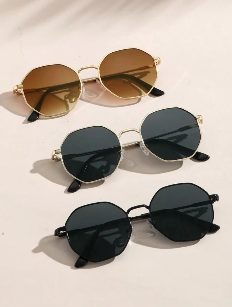 1/3 Pcs 금속 기하학적 원형 프레임 선글라스 휴가 - Men'S Accessories Glasses 리뷰 및 가격