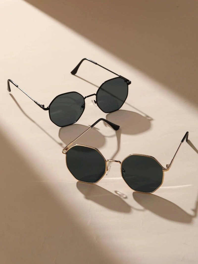1/3 Pcs 금속 기하학적 원형 프레임 선글라스 휴가 - Men'S Accessories Glasses 리뷰 및 가격