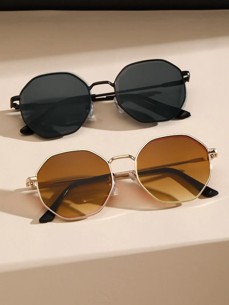 1/3 Pcs 금속 기하학적 원형 프레임 선글라스 휴가 - Men'S Accessories Glasses 리뷰 및 가격