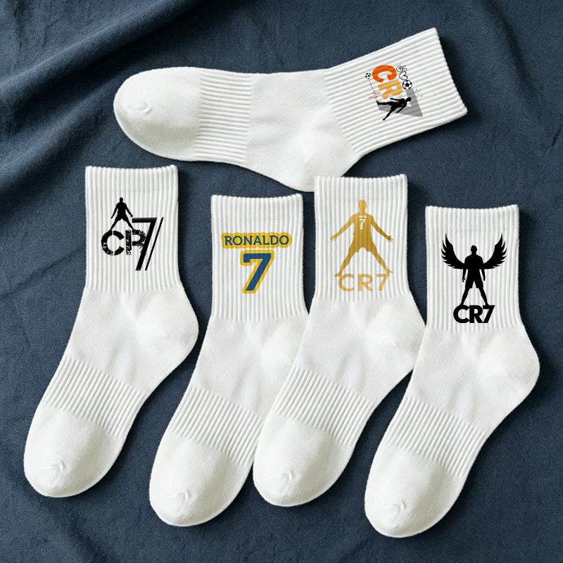 5 쌍 크리스티아누 호날두 CR7 남성용 미드 튜브 양 - Men'S Accessories Japan 리뷰 및 가격