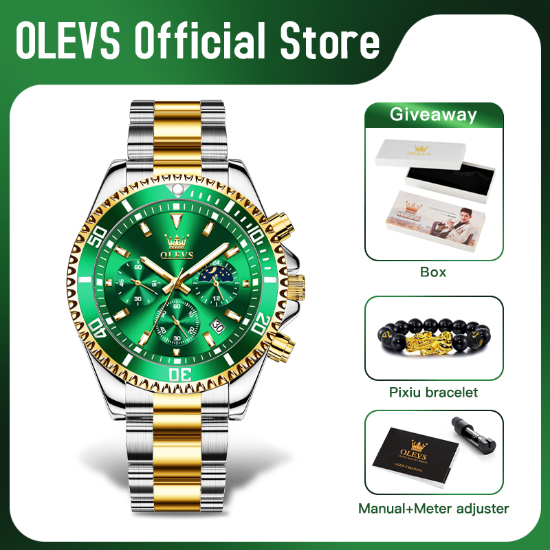 OLEVS 2870 남성용 시계, 최고급 명품 시계,  - Men'S Accessories Luxury Brands 리뷰 및 가격
