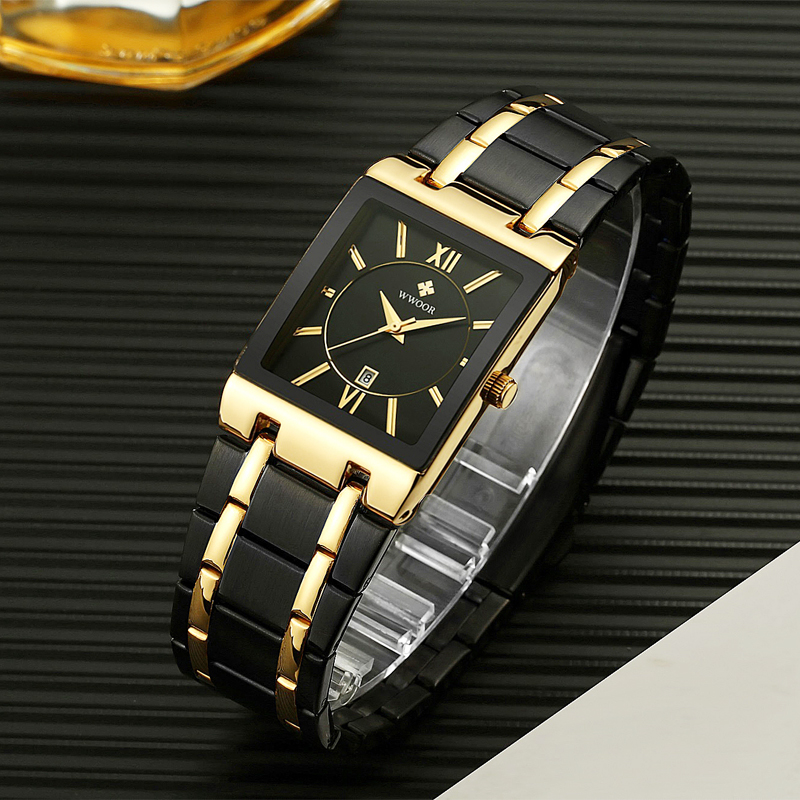 WWOOR 브랜드 럭셔리 골드 팔찌 남자 시계 패션 스 - Men'S Accessories Luxury Brands 리뷰 및 가격