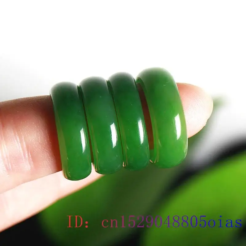 천연 녹색 헤티안 옥 반지, 중국 재스퍼 부적 패션,  - Men Accessories For Hand 리뷰 및 가격